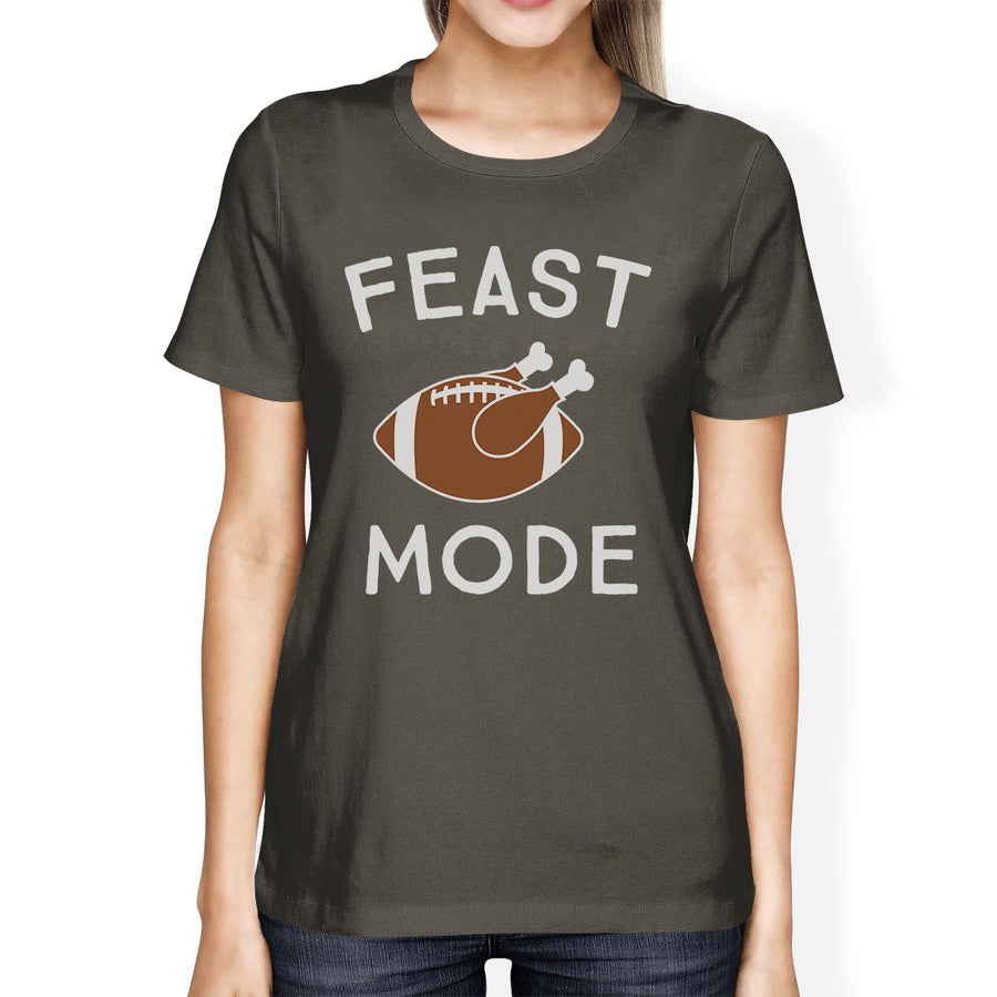 Feast Mode Womens Dark Grey Shirt