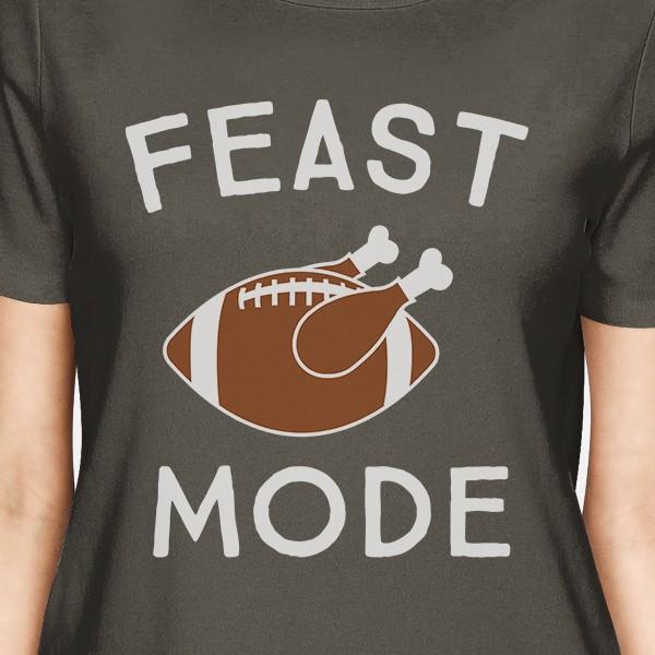 Feast Mode Womens Dark Grey Shirt