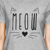 Meow Womens Grey Shirt