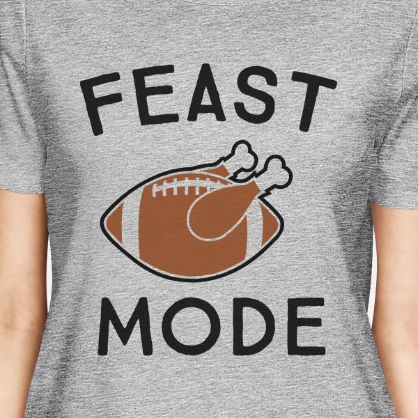 Feast Mode Womens Grey Shirt