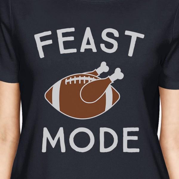 Feast Mode Womens Navy Shirt