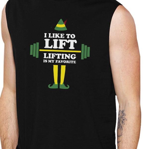 I Like To Lift Lifting Is My Favorite Mens Black Muscle Top