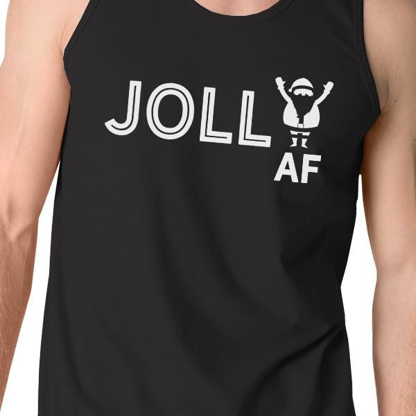 Jolly Af Mens Black Tank Top