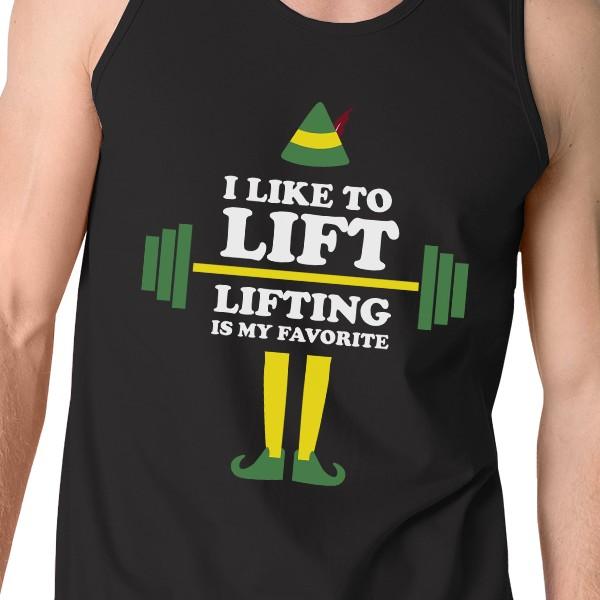 I Like To Lift Lifting Is My Favorite Mens Black Tank Top