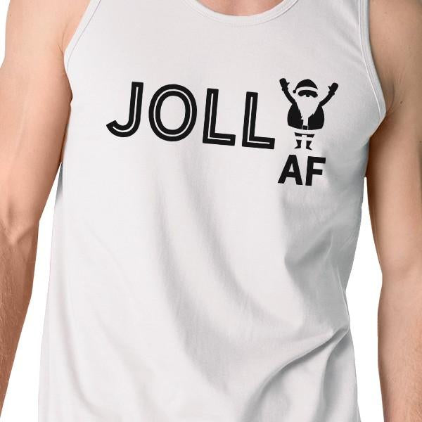 Jolly Af Mens White Tank Top