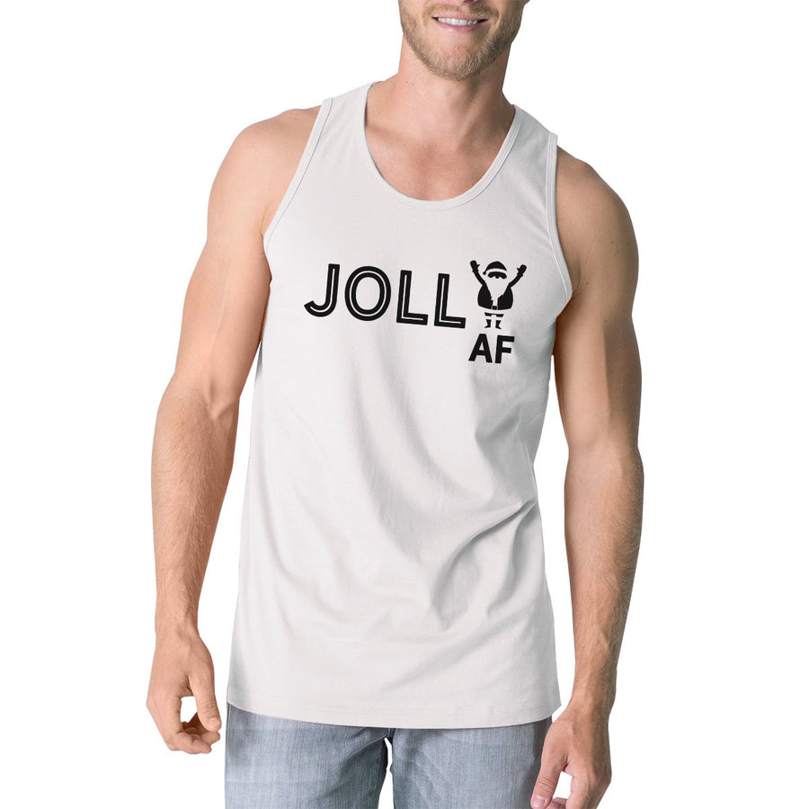 Jolly Af Mens White Tank Top