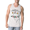 All I Want For Christmas Is Ewe Mens White Tank Top