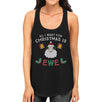 All I Want For Christmas Is Ewe Womens Black Tank Top