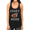 Feast Mode Womens Black Tank Top