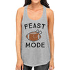 Feast Mode Womens Grey Tank Top