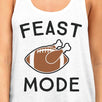 Feast Mode Womens White Tank Top