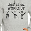 My Holiday Workout Grey Hoodie