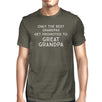 Only The Best Grandpas Get Promoted To Great Grandpa Mens Dark Grey Shirt