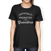 Officially Promoted To Grandma Womens Black Shirt