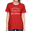 Officially Promoted To Grandma Womens Red Shirt