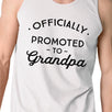 Officially Promoted To Grandpa Mens White Tank Top