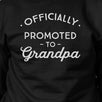 Officially Promoted To Grandpa Black Sweatshirt