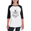 Have Yourself A Merry Little Christmas Kids Black And White Baseball Shirt