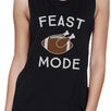 Feast Mode Womens Black Muscle Top