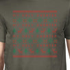 My Ugly Sweater Pattern Mens Dark Grey Shirt