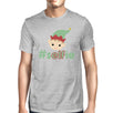 Hashtag Selfie Elf Mens Grey Shirt