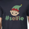 Hashtag Selfie Elf Mens Navy Shirt