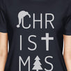 Christmas Letters Womens Navy Shirt