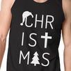 Christmas Letters Mens Black Tank Top