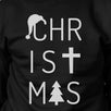 Christmas Letters Black Sweatshirt