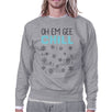 Oh Em Gee Chill Snowflakes Grey Sweatshirt