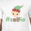 Hashtag Selfie Elf Mens White Shirt