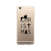 Christmas Letters Clear Phone Case