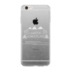 Winter Wonderland Clear Phone Case