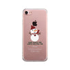 Some People Are Worth Melting For Snowman Clear Phone Case