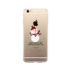 Some People Are Worth Melting For Snowman Clear Phone Case