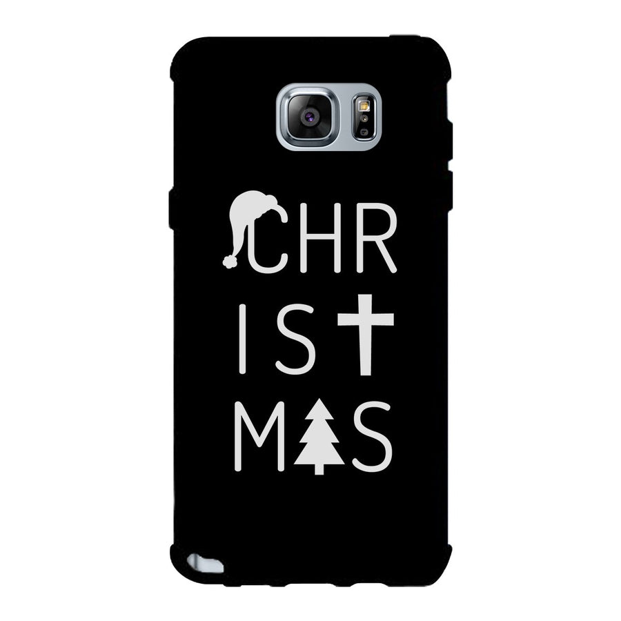 Christmas Letters Black Phone Case