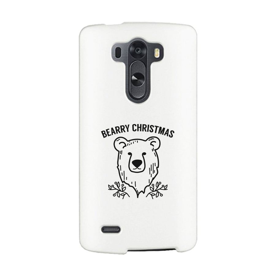 Bearry Christmas Bear White Phone Case