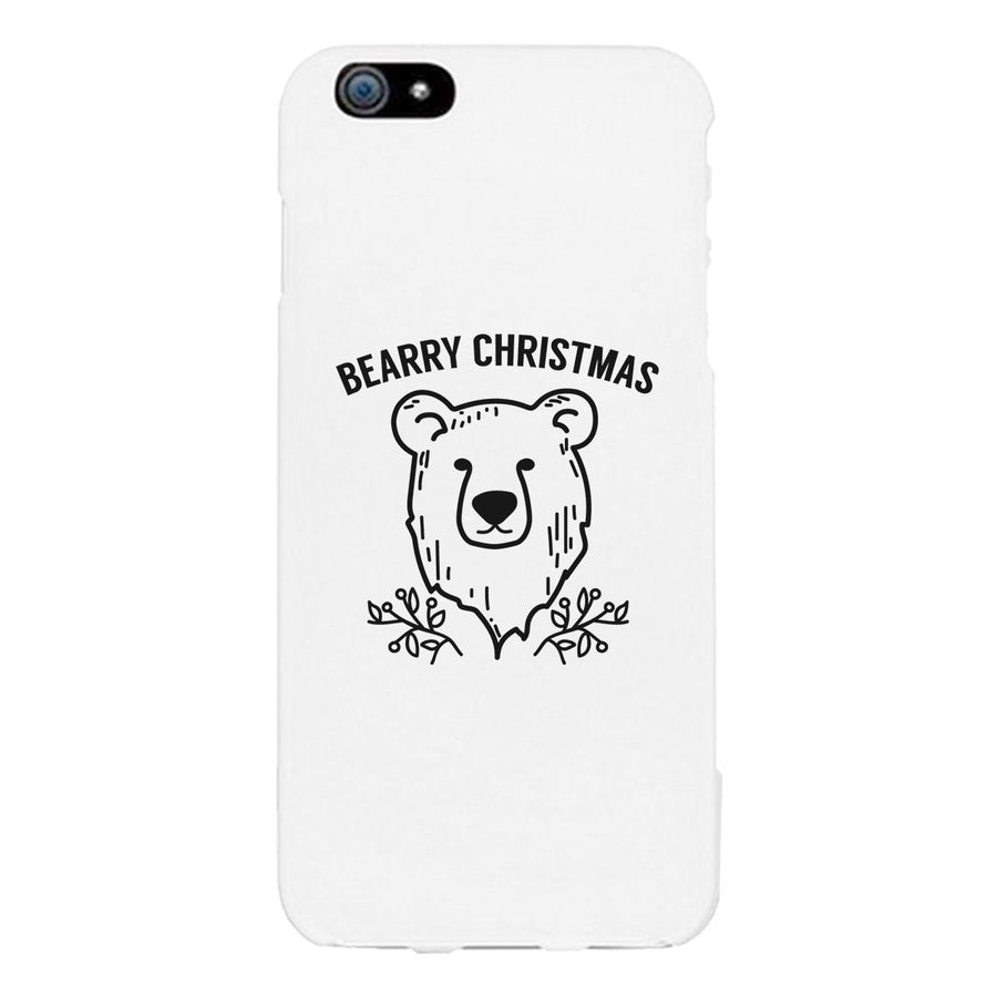 Bearry Christmas Bear White Phone Case