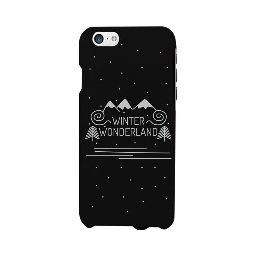 Winter Wonderland Black Phone Case