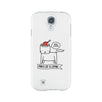 Meowy Catmas Santa Cat Is Coming White Phone Case