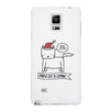 Meowy Catmas Santa Cat Is Coming White Phone Case