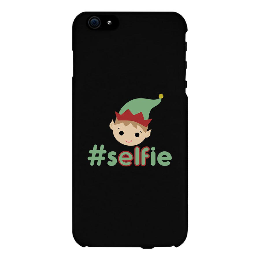 Hashtag Selfie Elf Black Phone Case