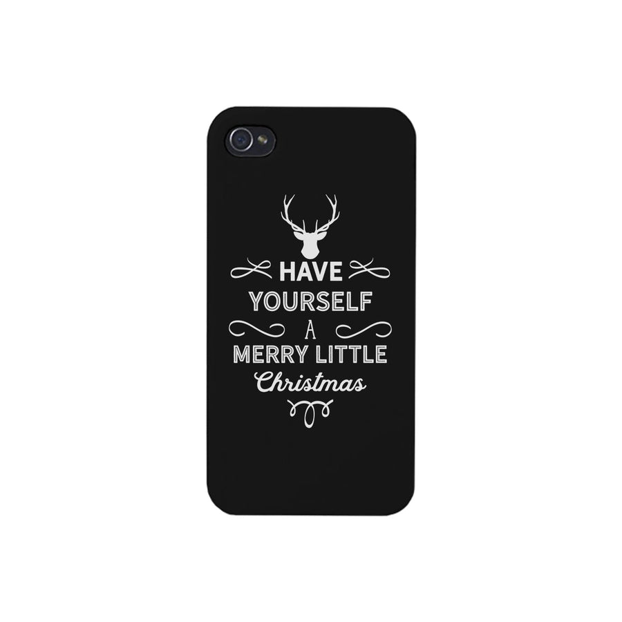 Have Yourself A Merry Little Christmas Black Phone Case