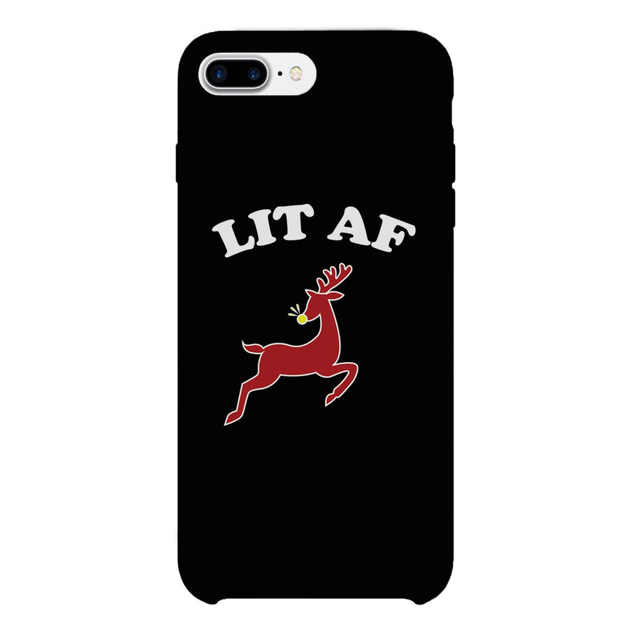 Lit Af Black Phone Case