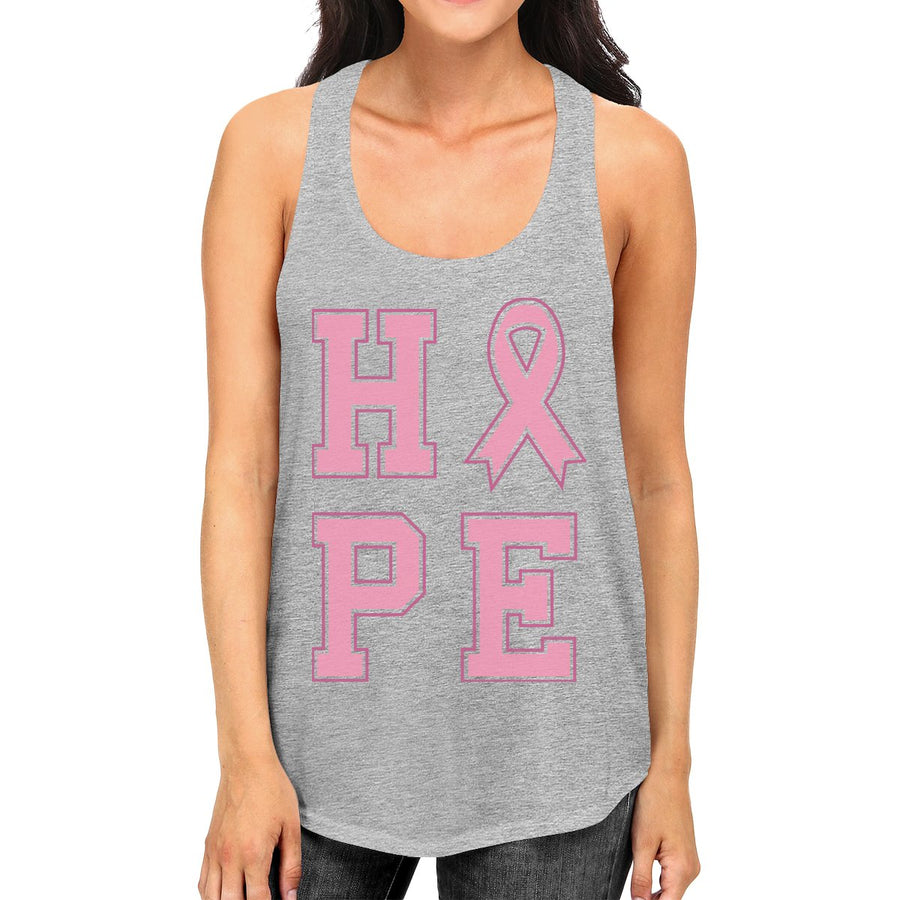 Hope Ribbon Womens Tank Top