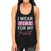 I Wear Pink For My Friend Womens Tank Top