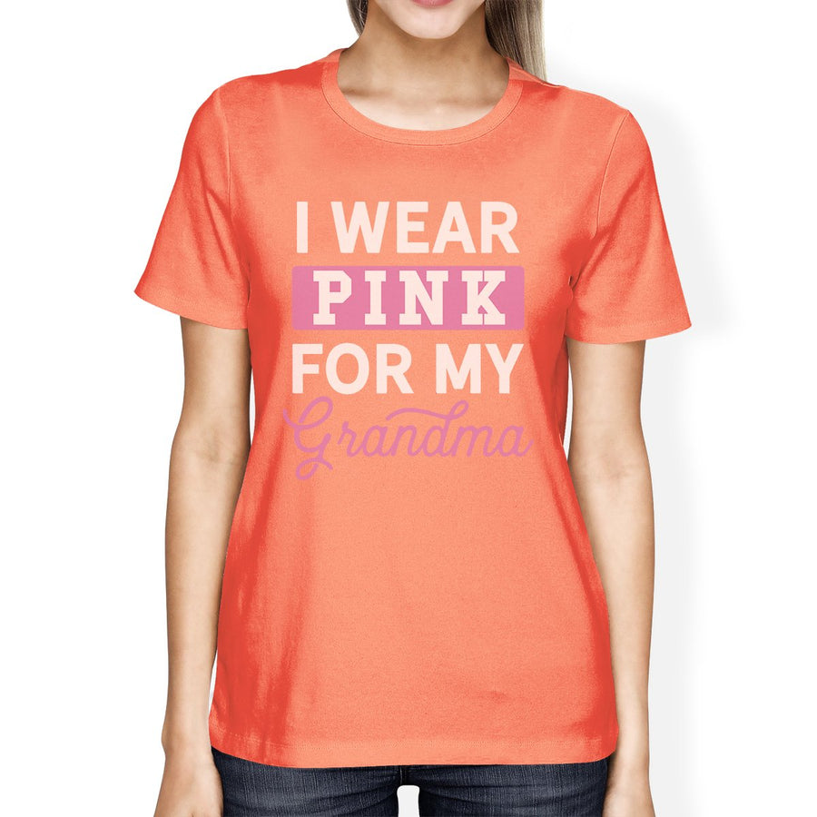 I Wear Pink For My Grandma Womens Shirt