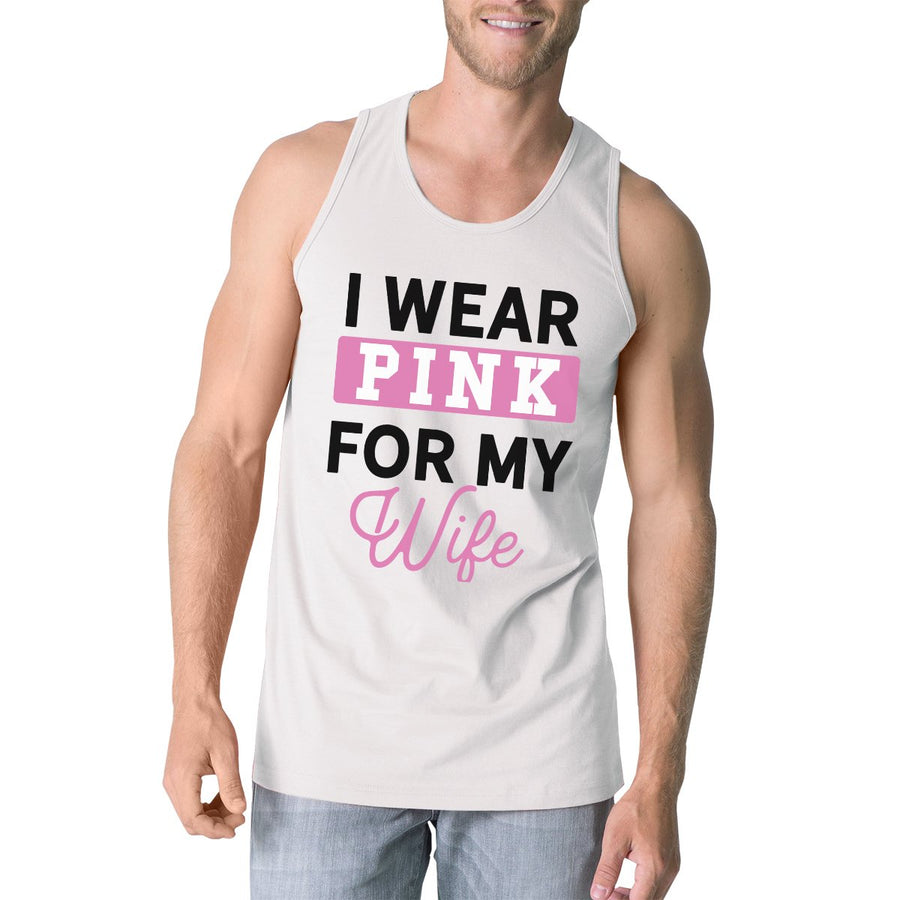 I Wear Pink For My Wife Mens Tank Top