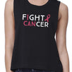 Fight Cancer I Can Womens Black Crop Top