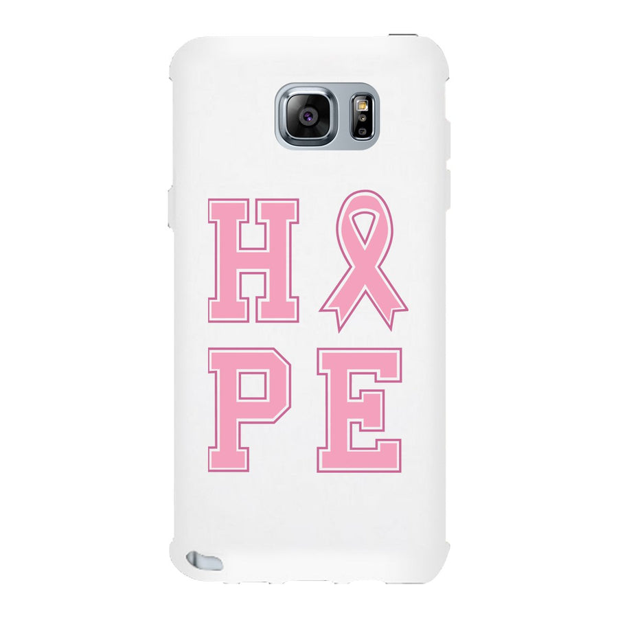 Hope Ribbon White Phone Case